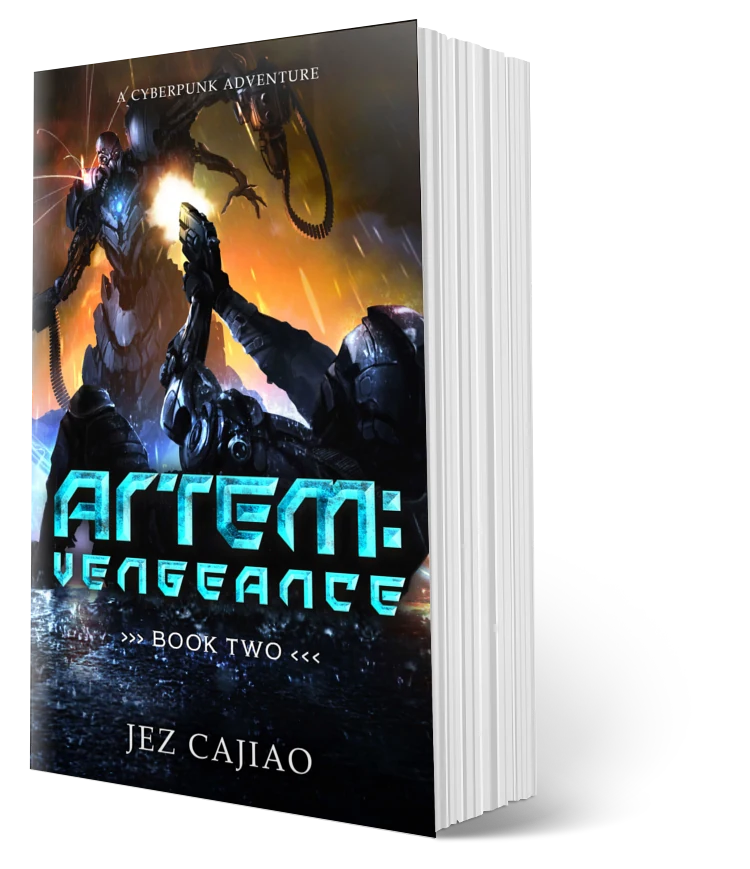 3D product image of Vengeance by Jez Cajiao