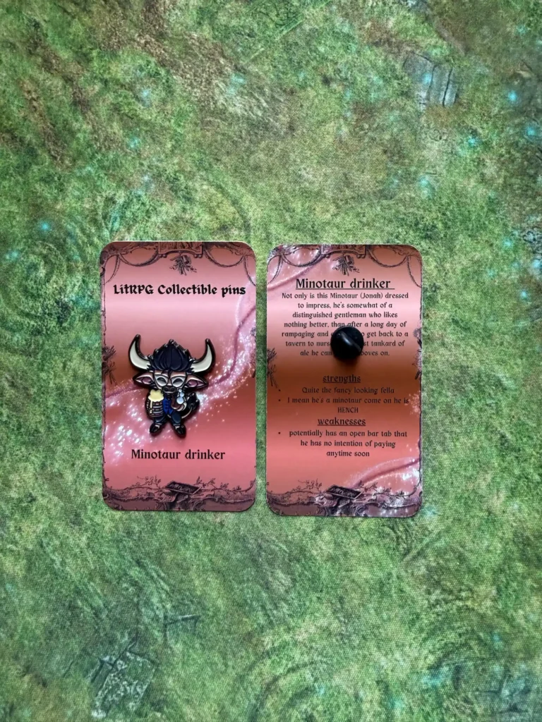 Photo of a Minotaur pin